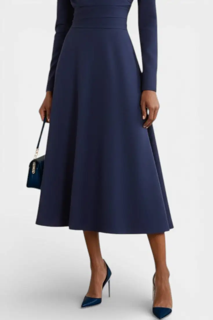 Asymmetric Midi Dress