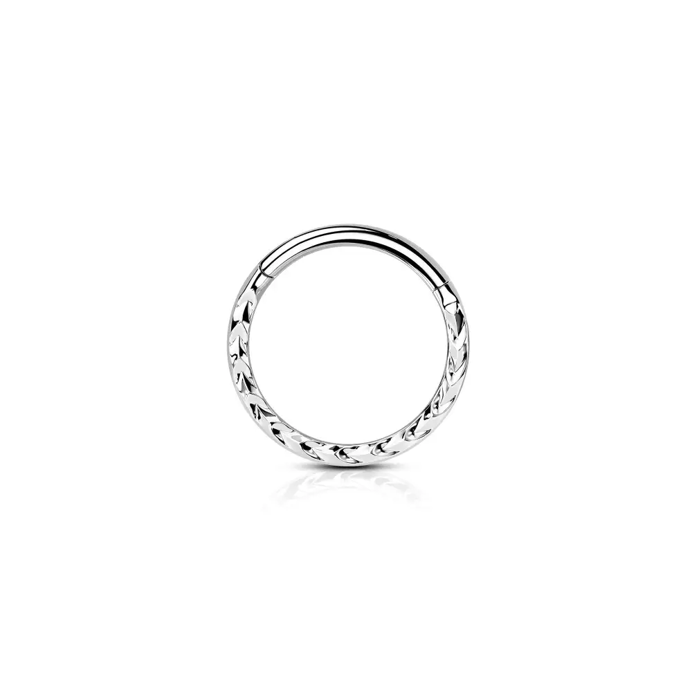 Surgical-Steel Hinged Hoop Ring