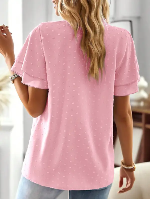 V Neck Pullover Shirt