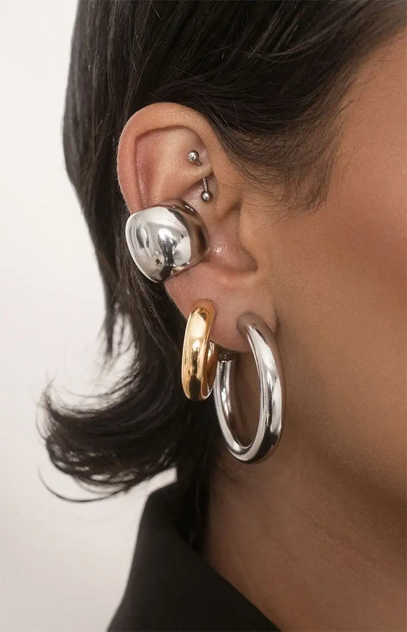 Ettika Chunky Metal Ear Cuff
