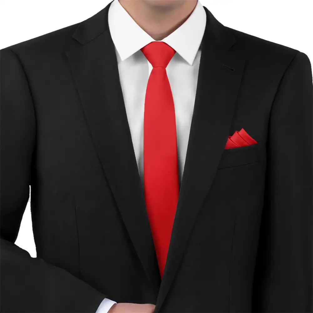 Distinctive Solid Motif Necktie