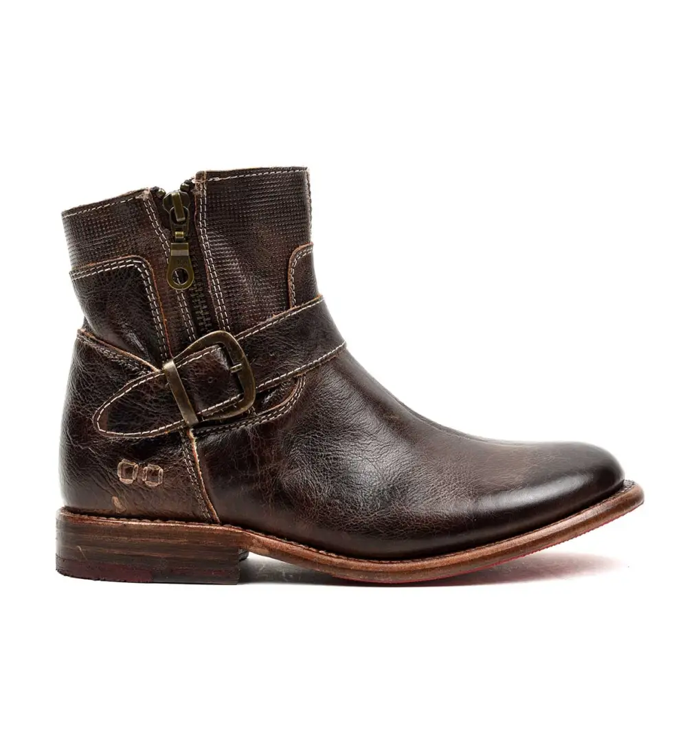 Buckled Perforated Everyday Boots