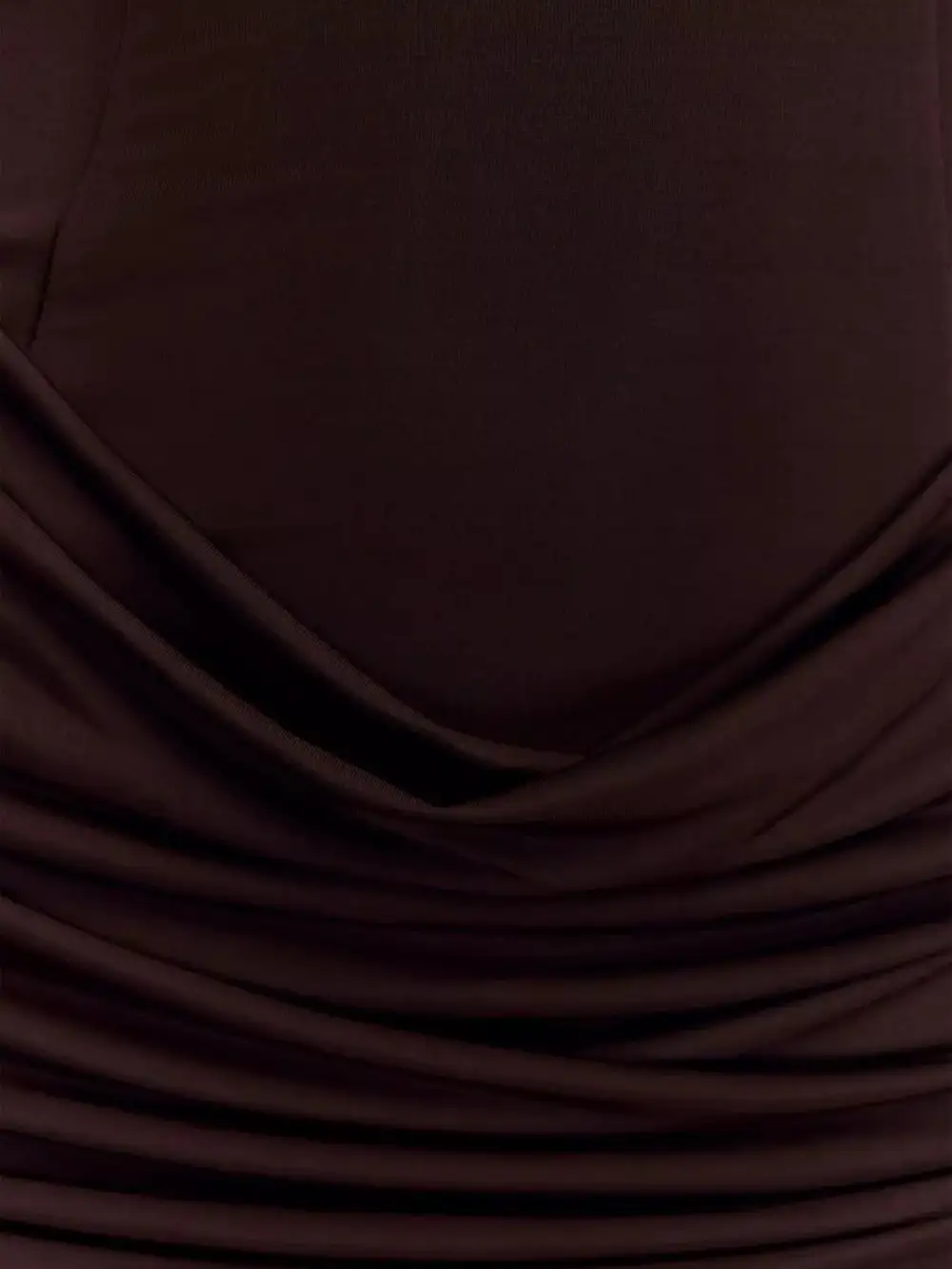 Textured Detail Ruched Mini Dress