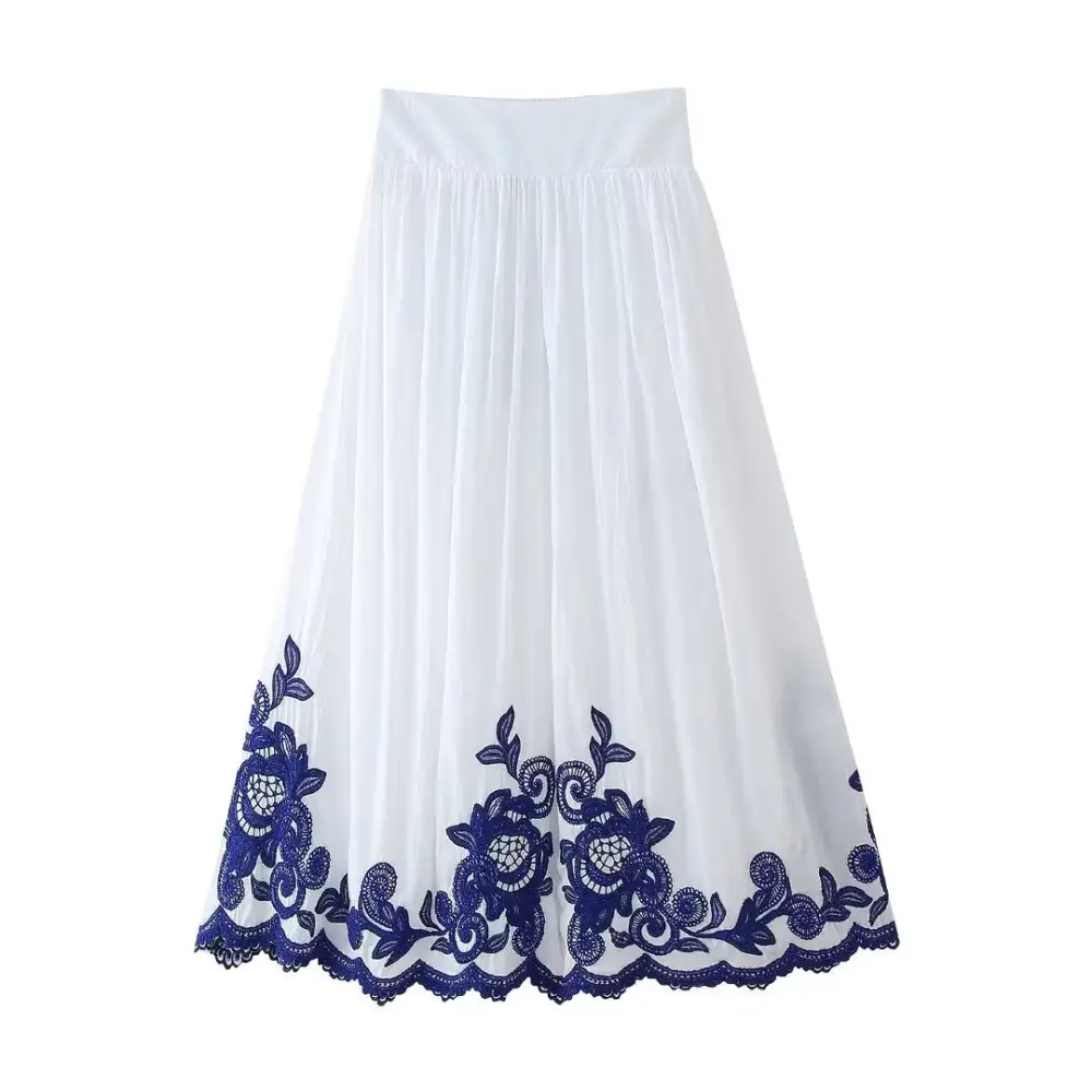 Lace Lace Trim Skirt