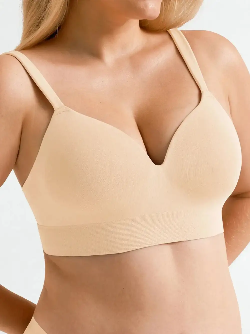 Seamless Wireless Comfort Wide Bra