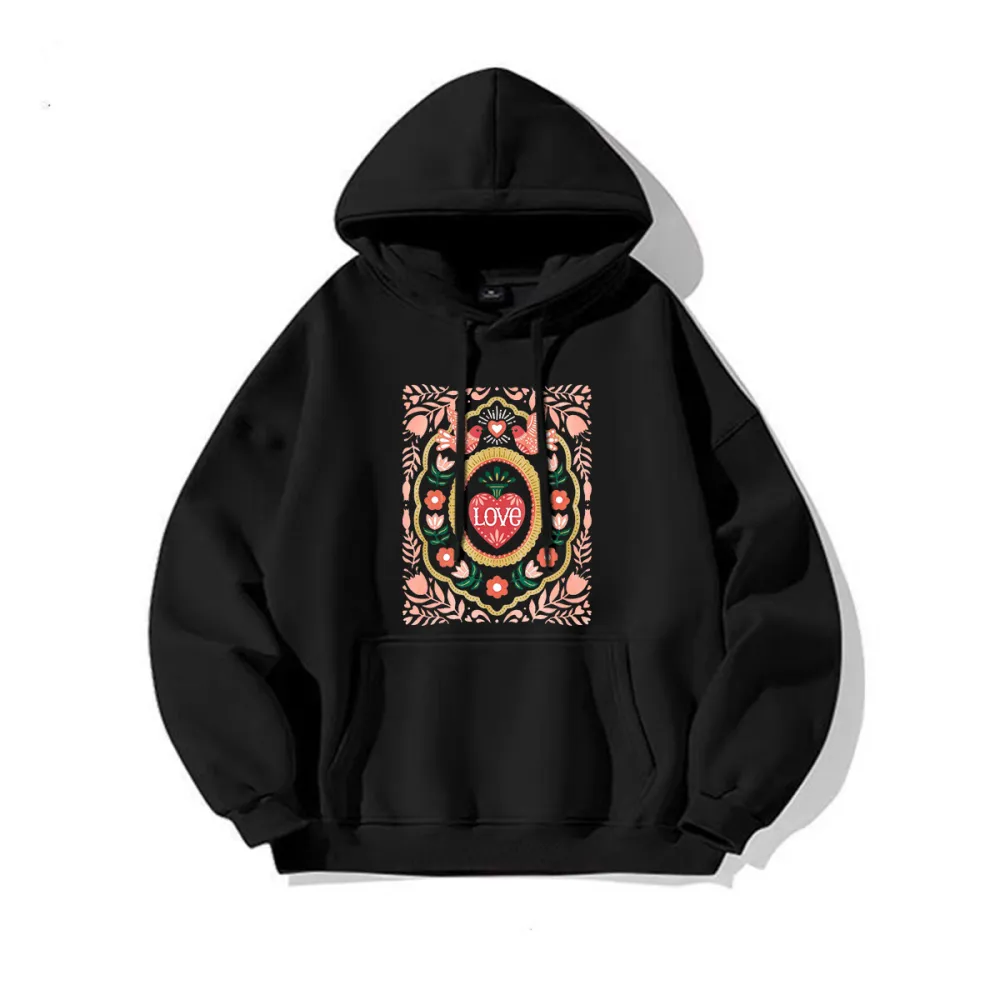 Love bird romantic totem hoodie