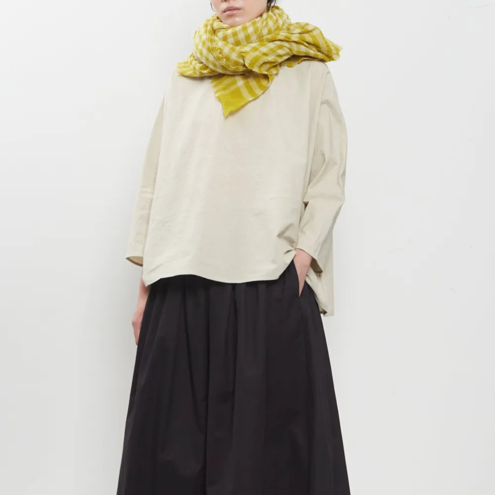 Modern Cashmere Checked Fringed Scarf