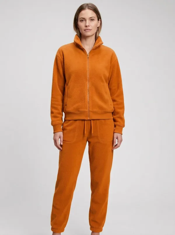 Women's Full-Zip Fleece Jacket And Jogger Set