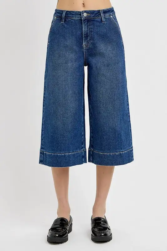 High Rise Crop Jeans