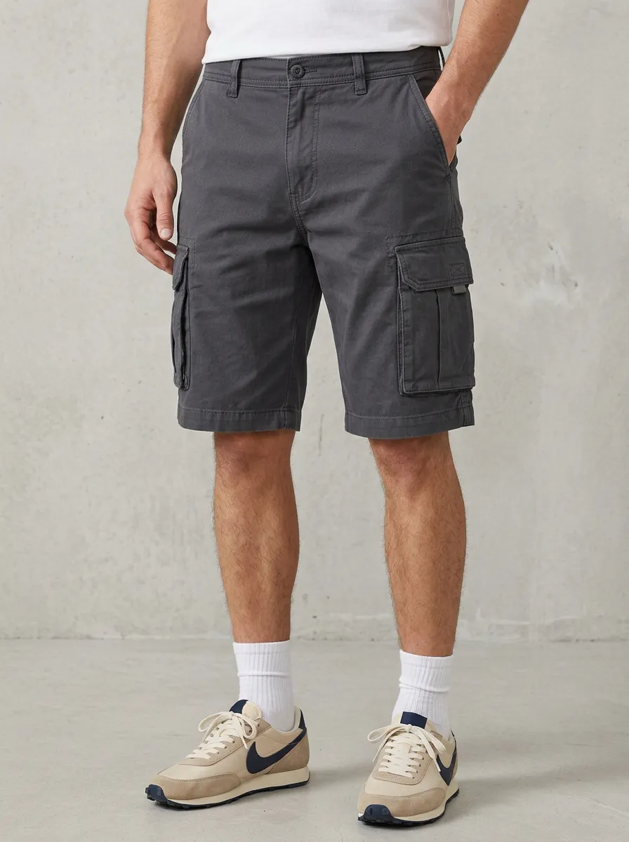 Men's Relaxed Utility Utility Cargo Shorts