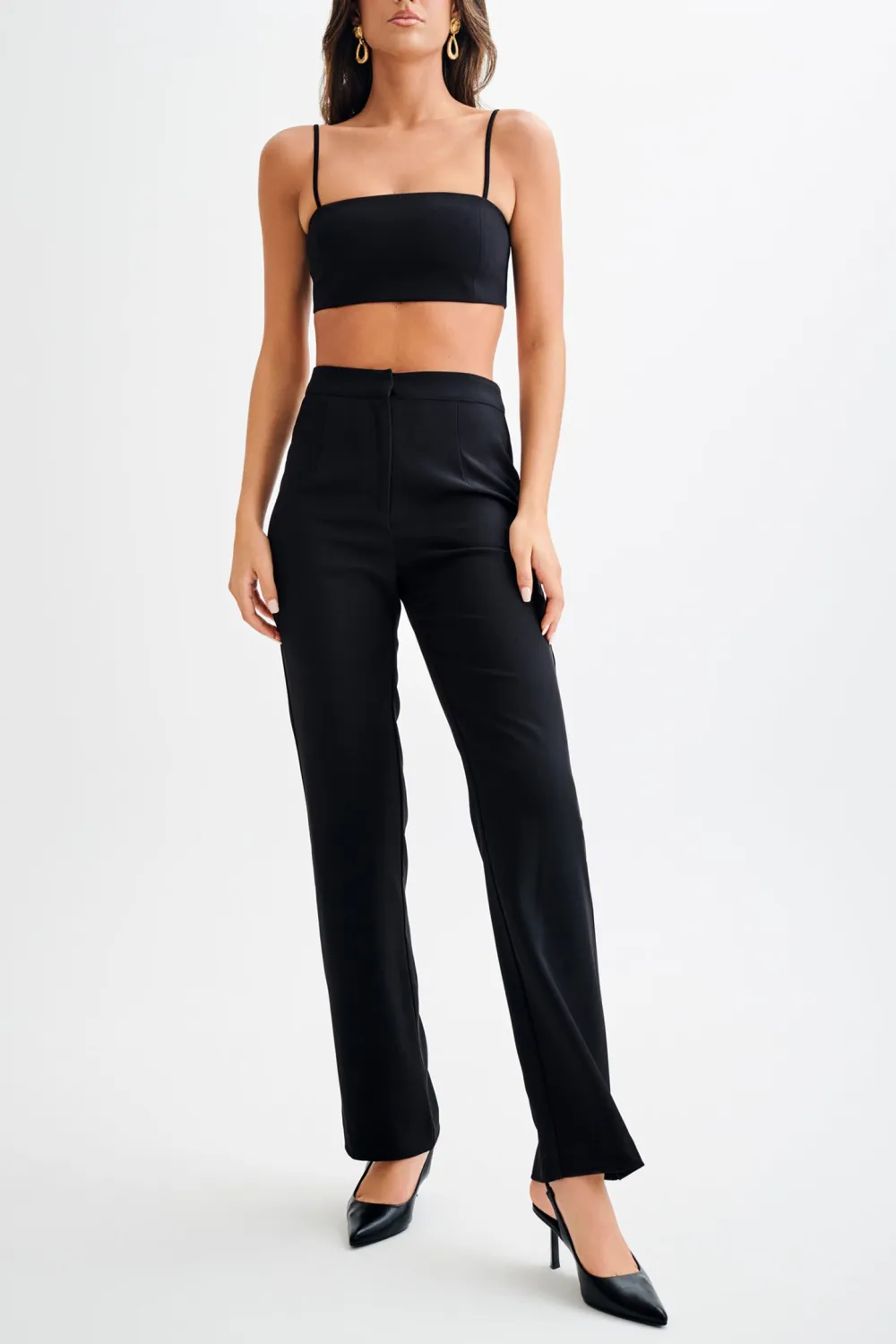 Suiting Crop Top