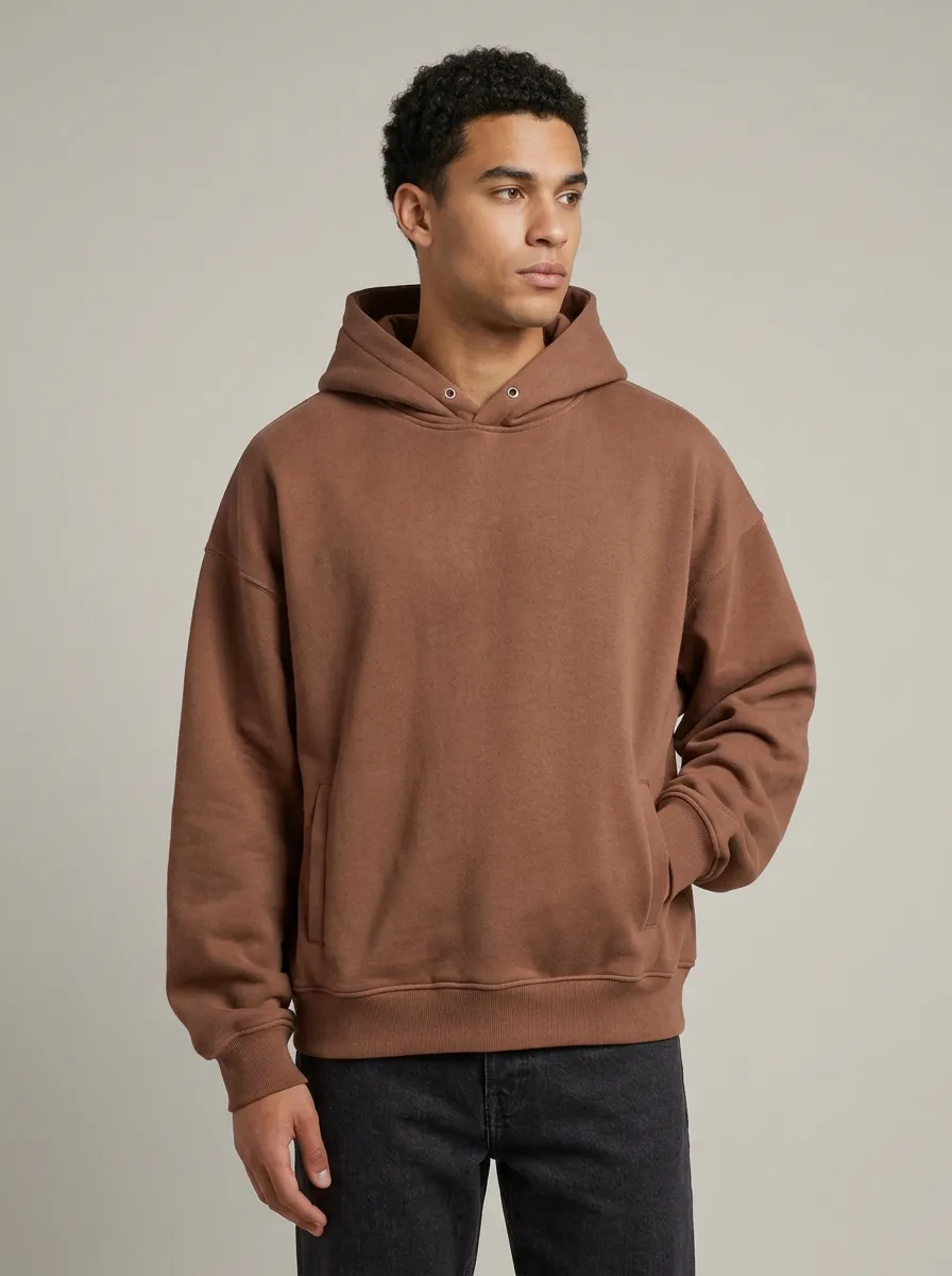 Unisex Minimal Leisure Essential Casual Hoodie