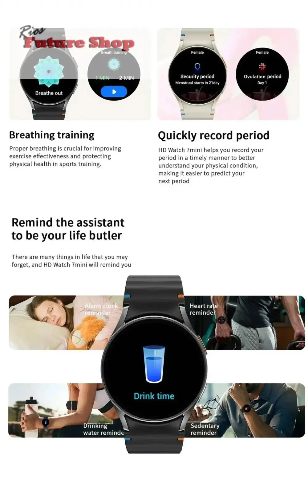 Smartwatch New for Samsung Galaxy Watch 7 2025