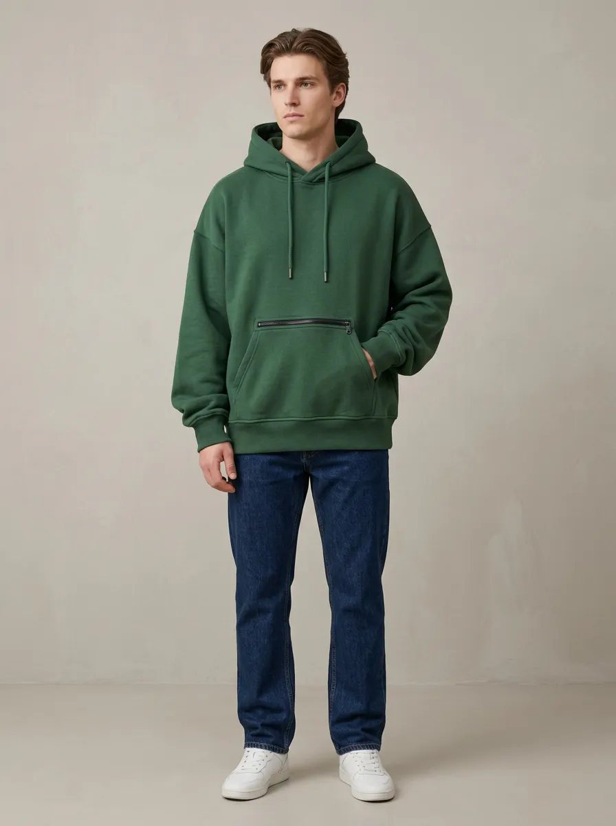 Unisex Clean Style Casual Hoodie
