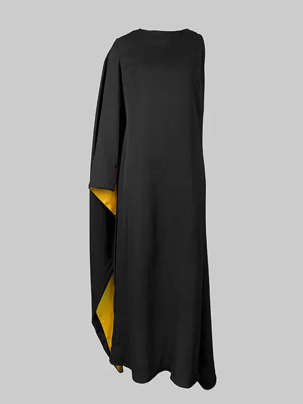 Irregularity Neck Maxi Dress
