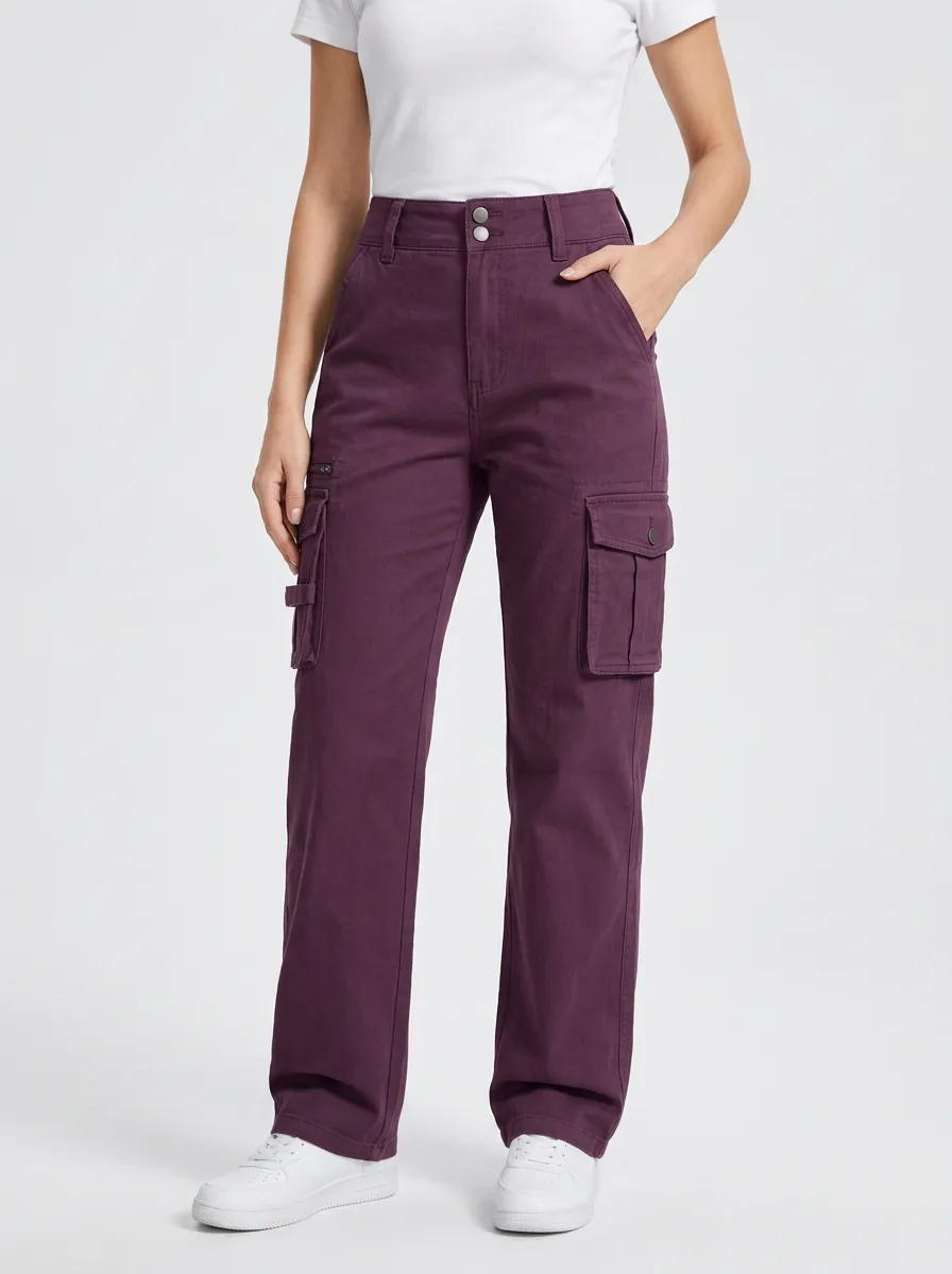Women's Cargo Daily Multi-Pocket Straight Pants