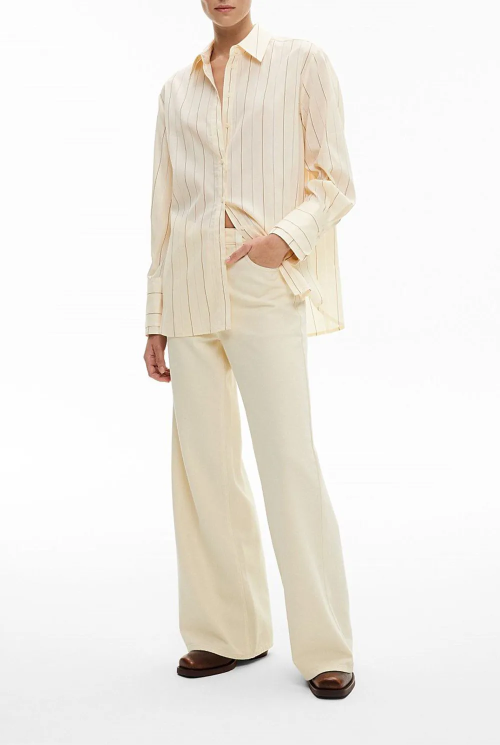 Cornflower Stripe Casual Top