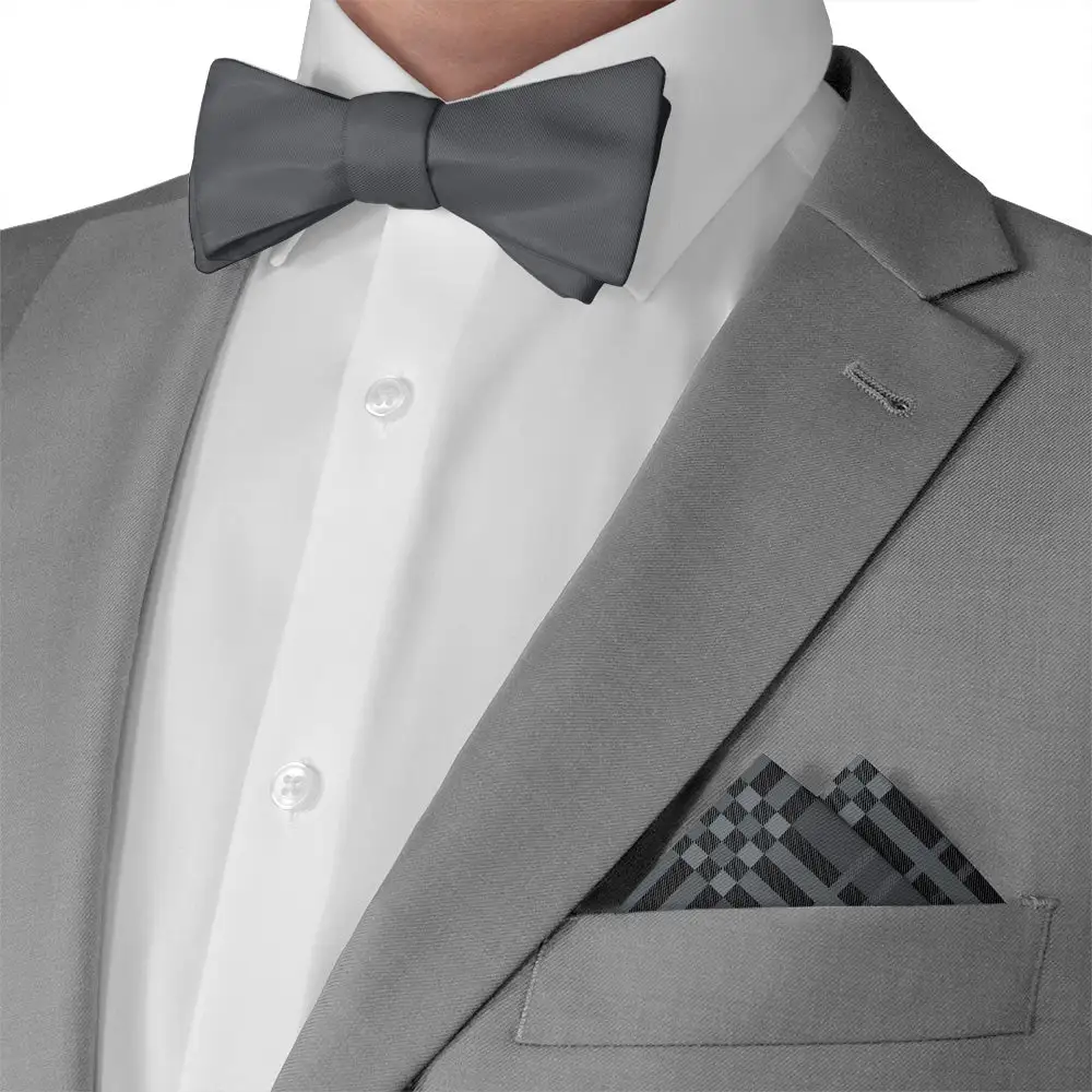 Elegant Composed Plaid Textured Pocket Square