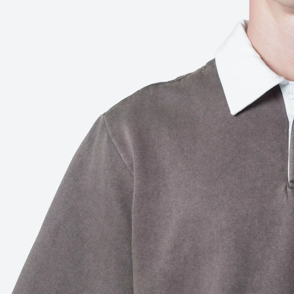 Men's Oversized Colorblock Polo T-Shirt