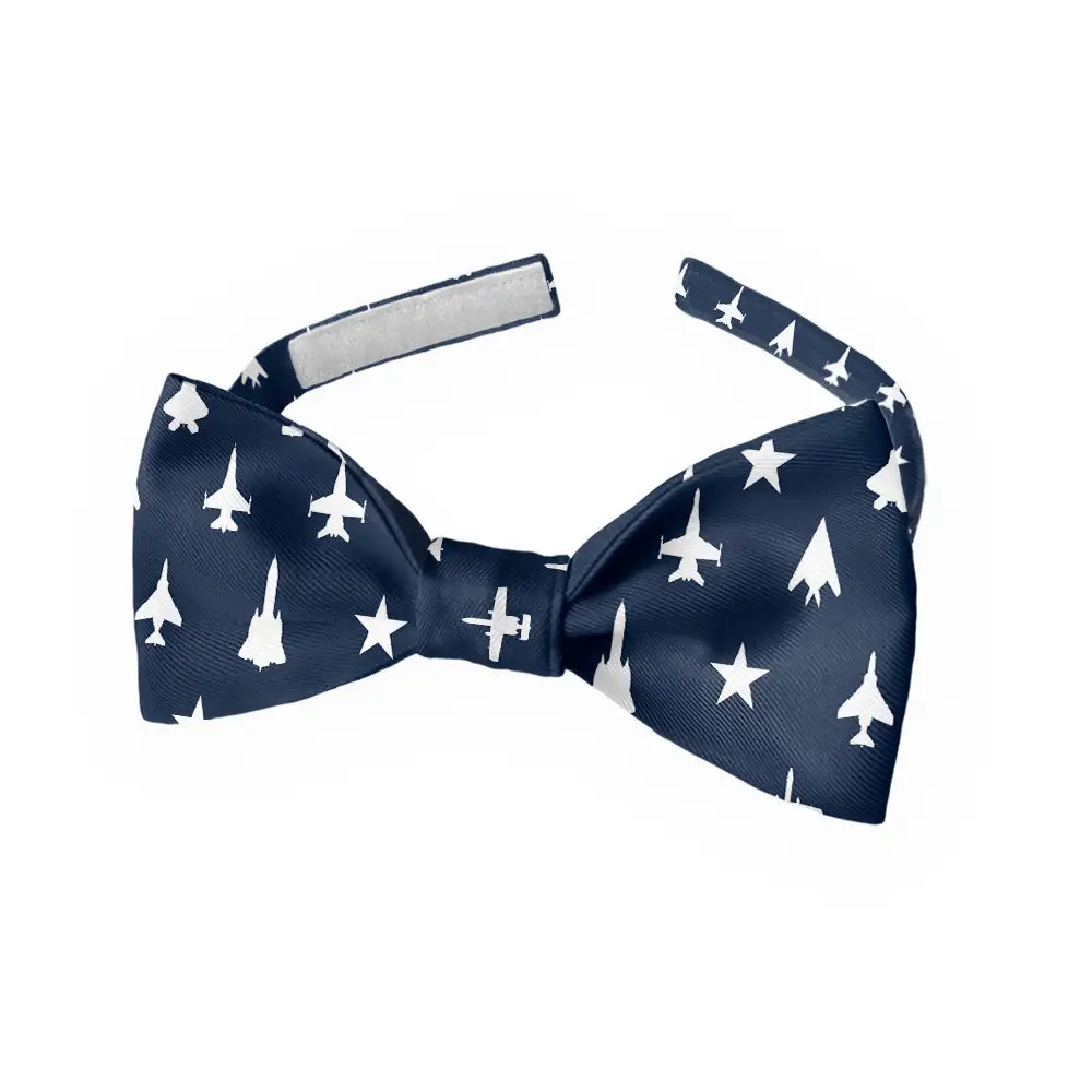 Jets Pattern Bow Tie