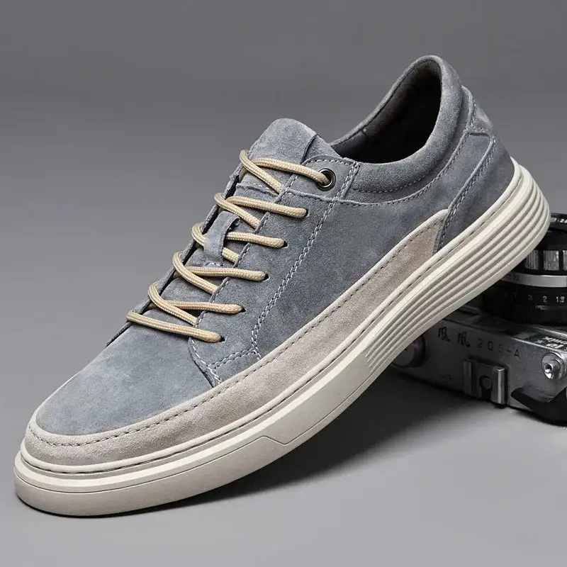 Refined Leather Casual Shoes