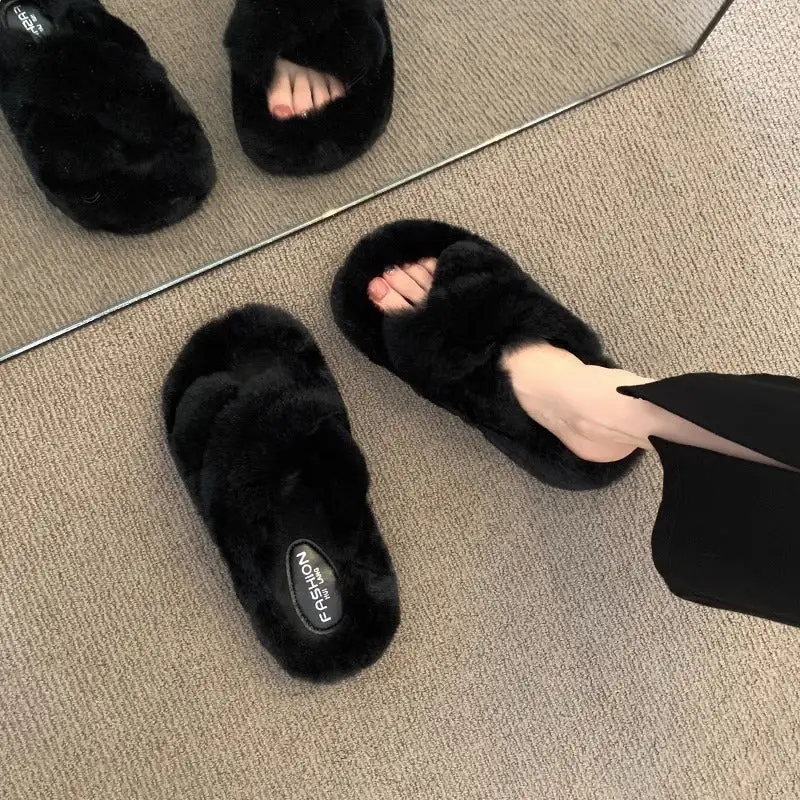 Soft Lined Thick Sole Home Slippers