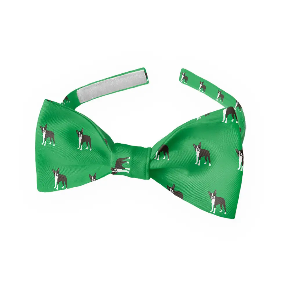 Terrier Pattern Bow Tie