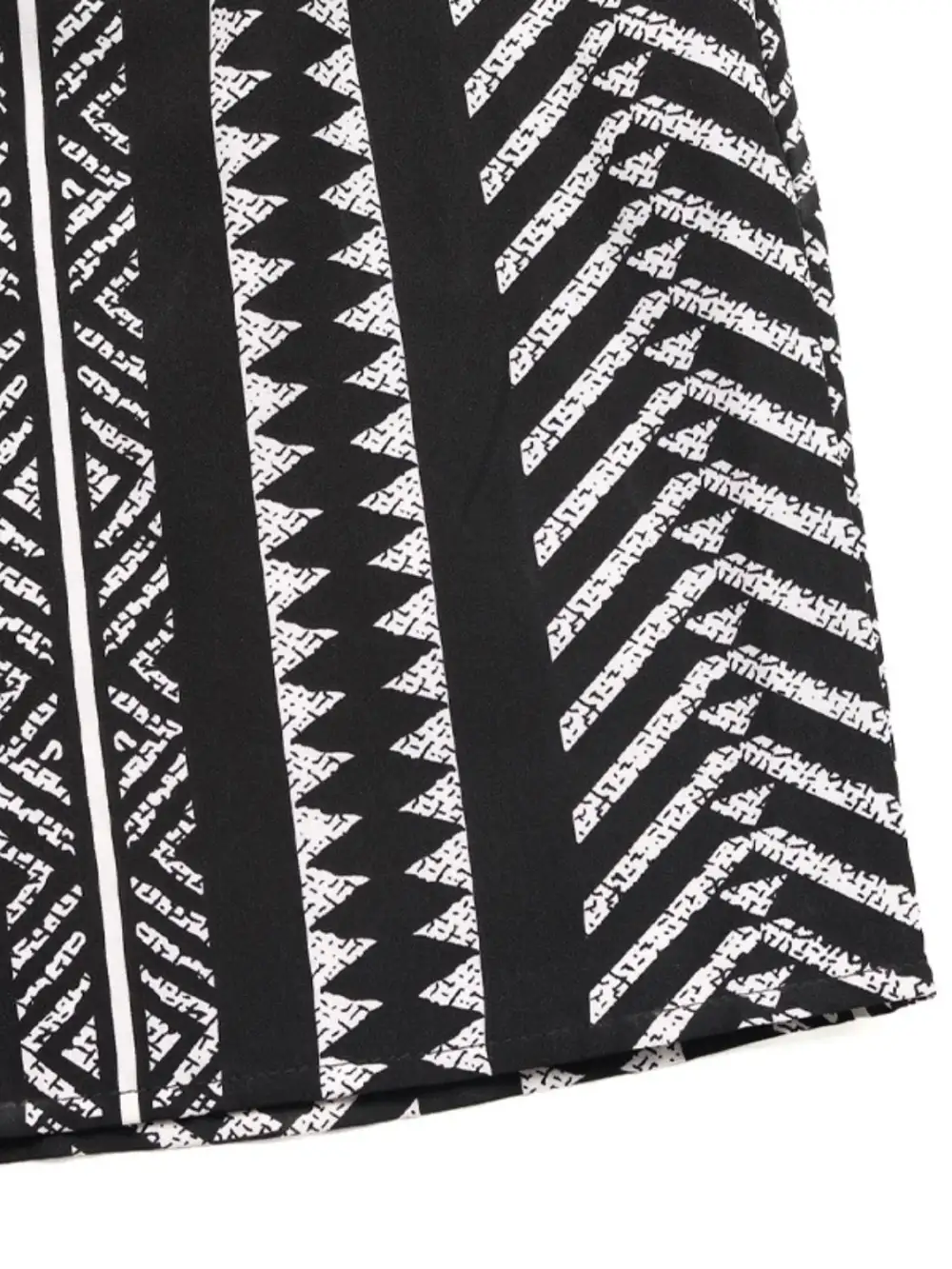 Fine Open Printed Skirt