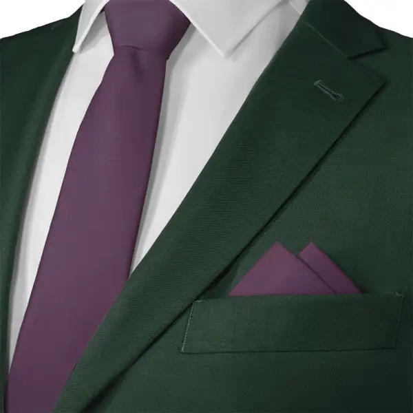 Contemporary Sleek Solid Pocket Square