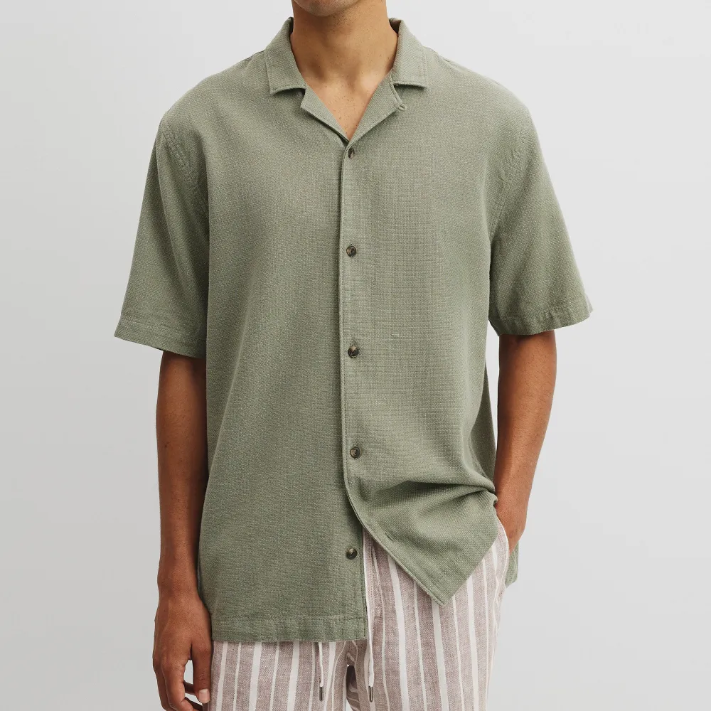 Men's Short Sleeve Linen