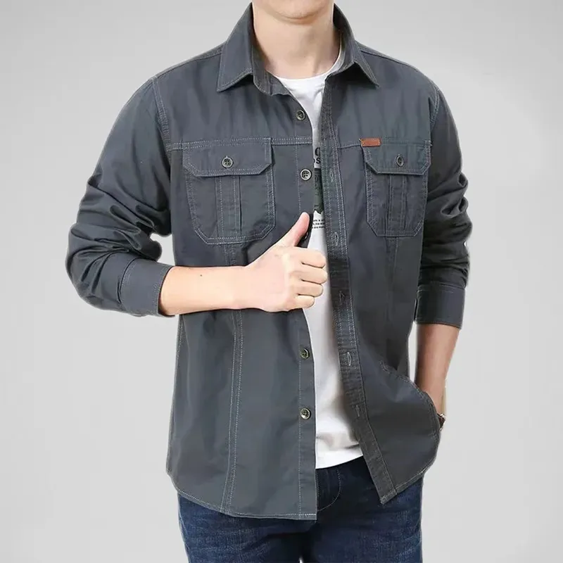 Utility Work Shirt with Pockets