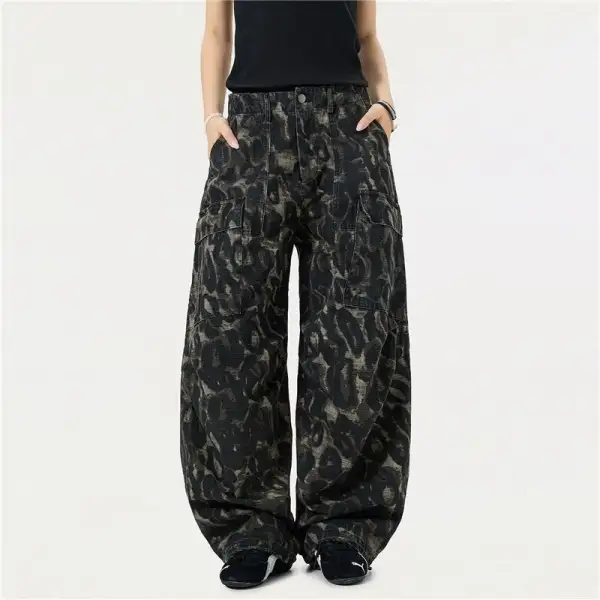 Women's Wide Leg Loose Fit Cargo Pants