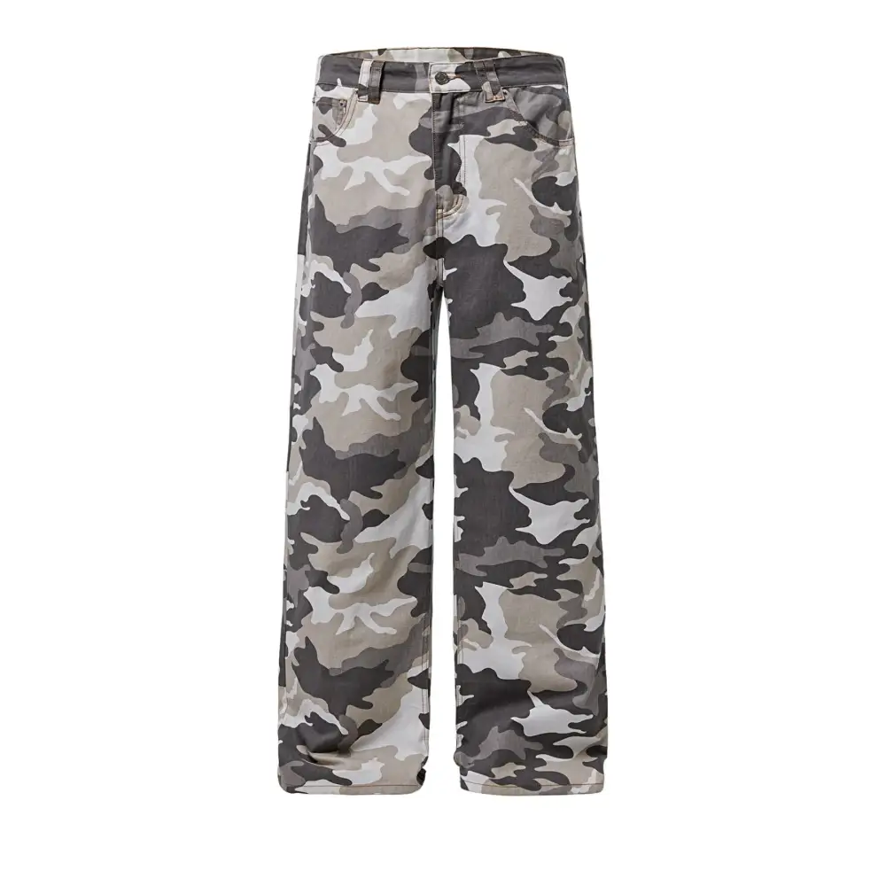 Camouflage Denim Jeans