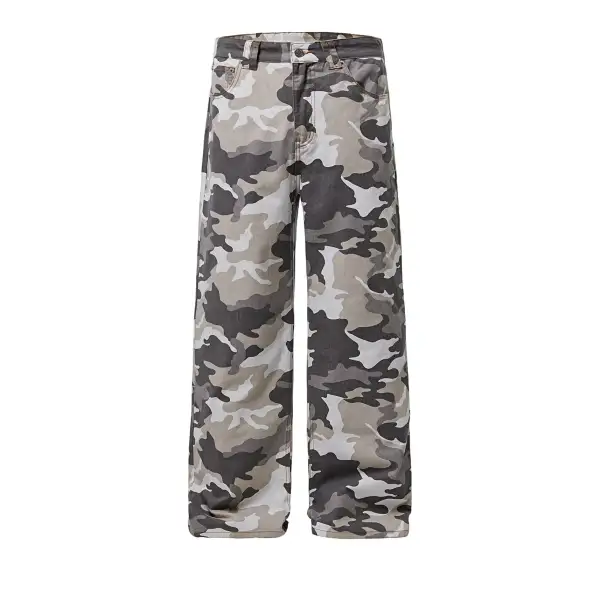 Camouflage Denim Jeans