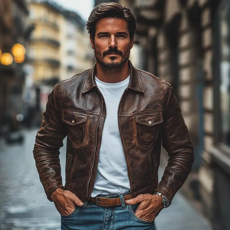 Rugged Work Distressed Jacket