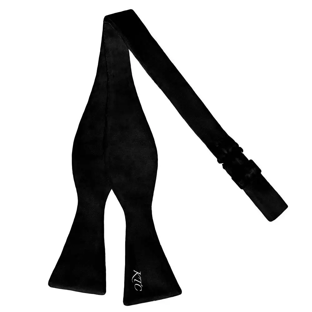 Refined Solid Motif Bow Tie