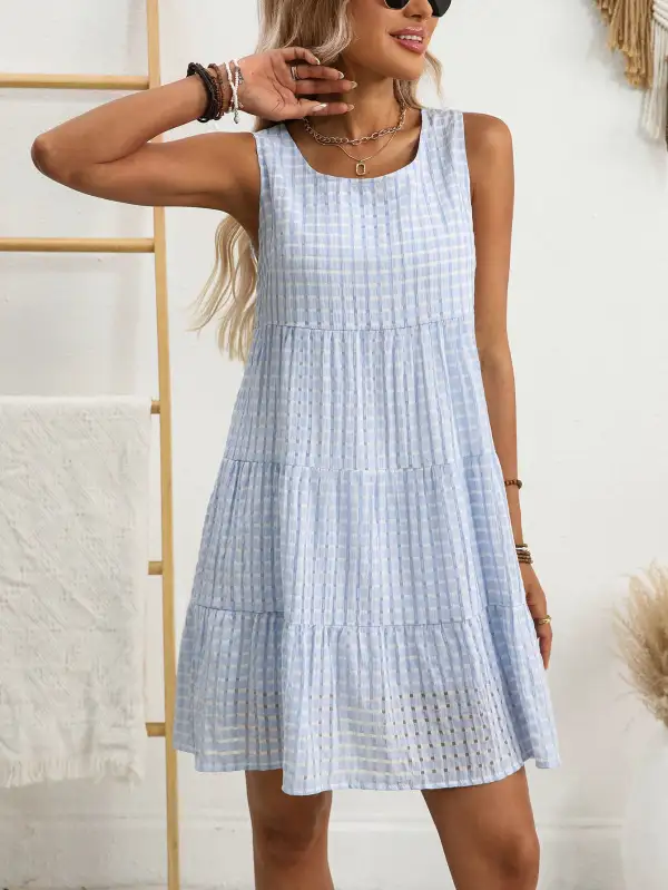 Roma Gingham Dress