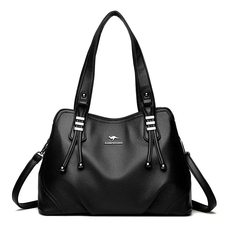 Modern Softness: Minimalist Soft Leather Handbag