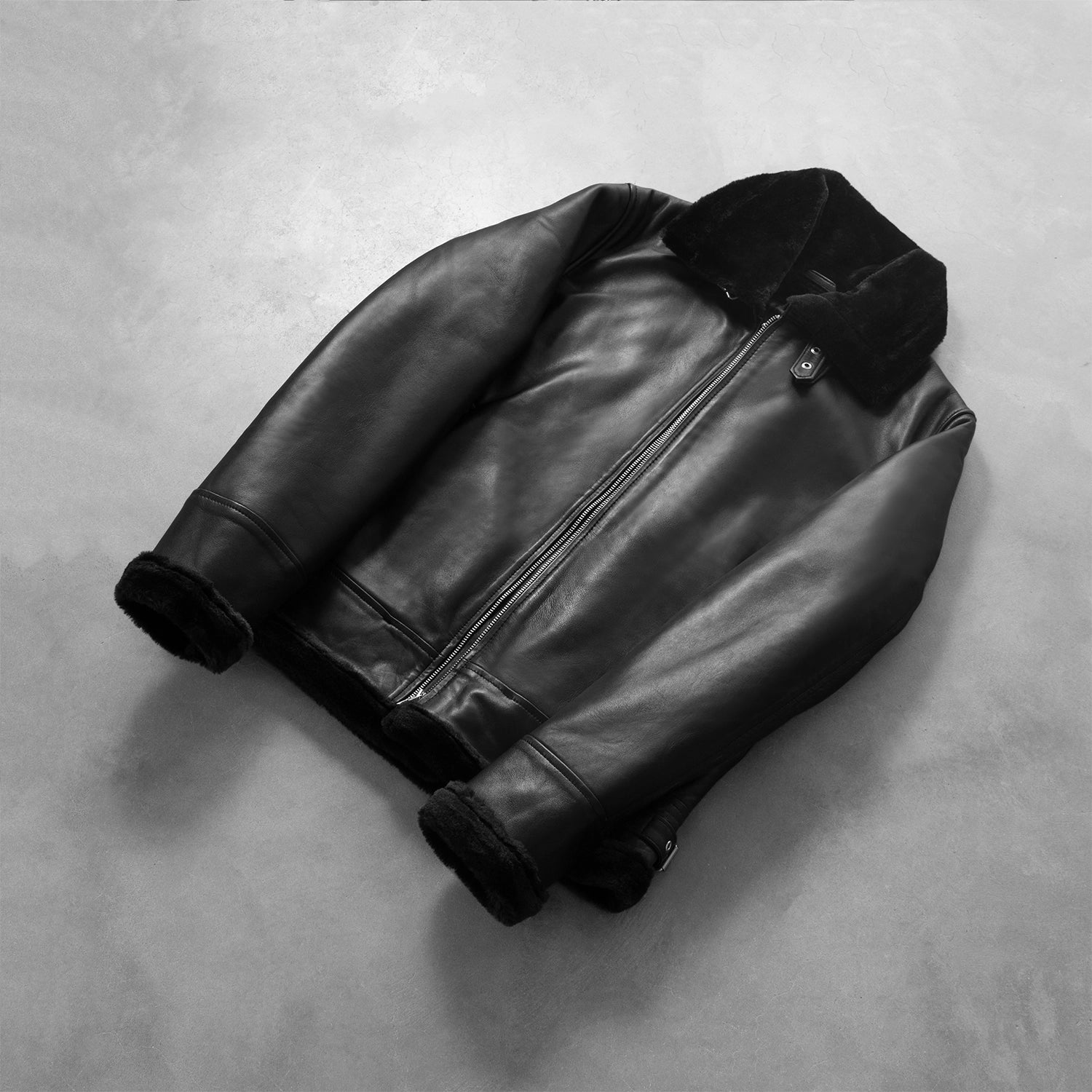 Men's Classic Heritage Bomber Leather Jacket