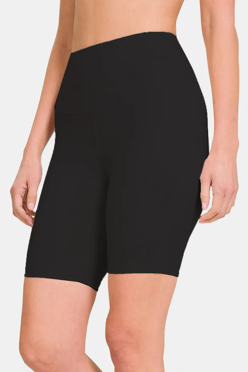 Stretch High Waist Active Shorts