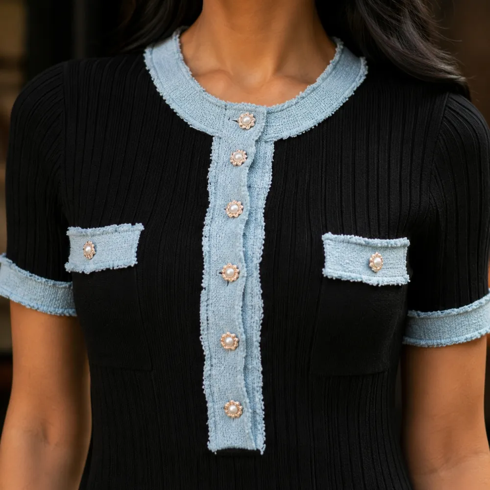 Refined Women's Knit Midi Dress