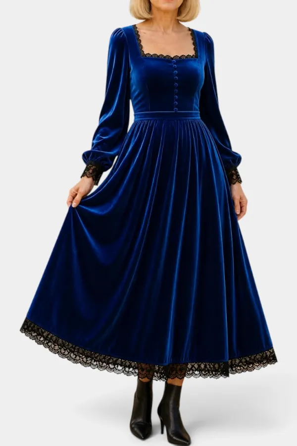 Velvet Maxi Dress