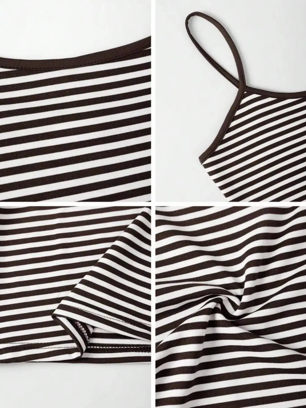 Striped Scoop Neck Cami