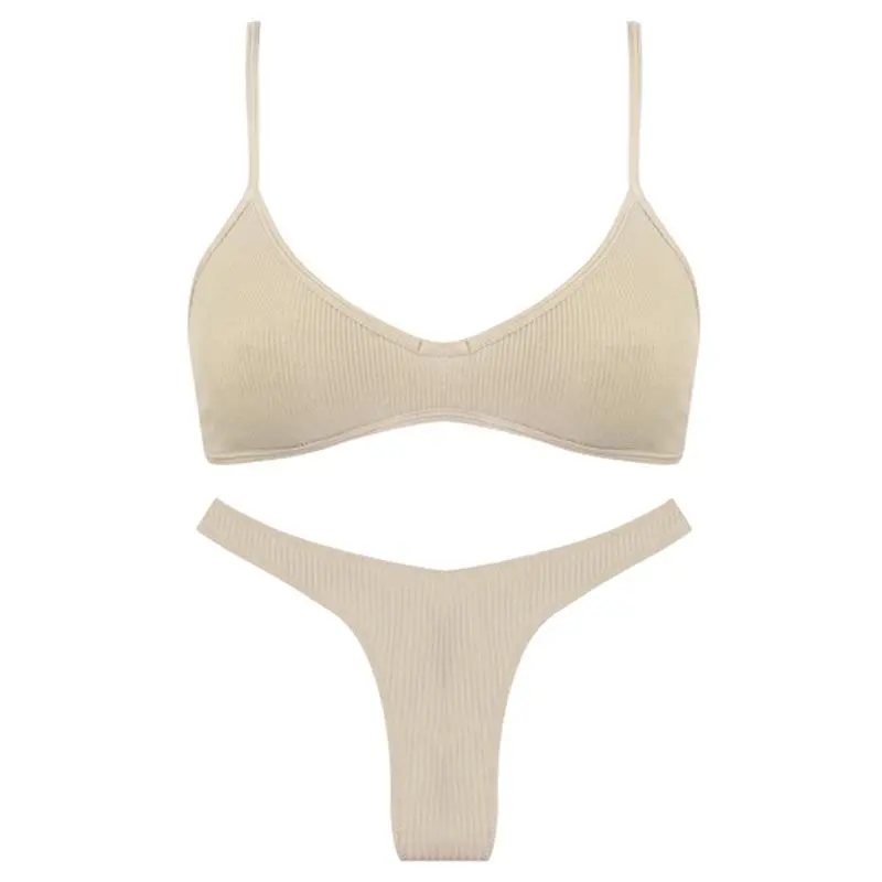 Breathable Cotton Matching Lingerie Set