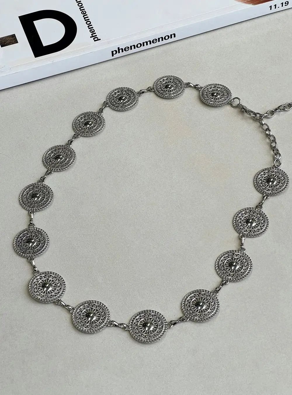 Casual Detail Chain Belt
