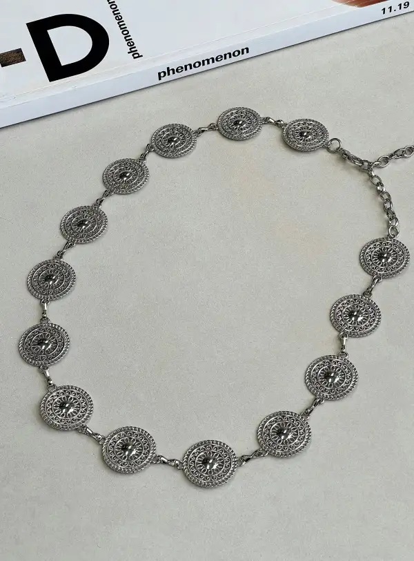 Casual Detail Chain Belt