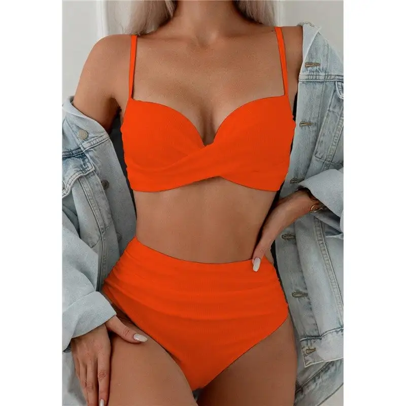 Structured High Waist Bikini Set