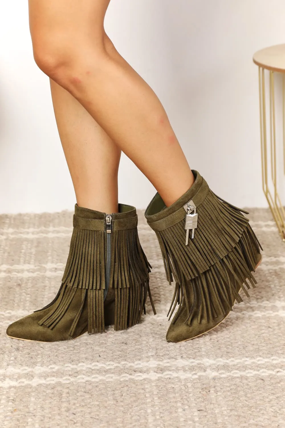 Tassel Heels Boots