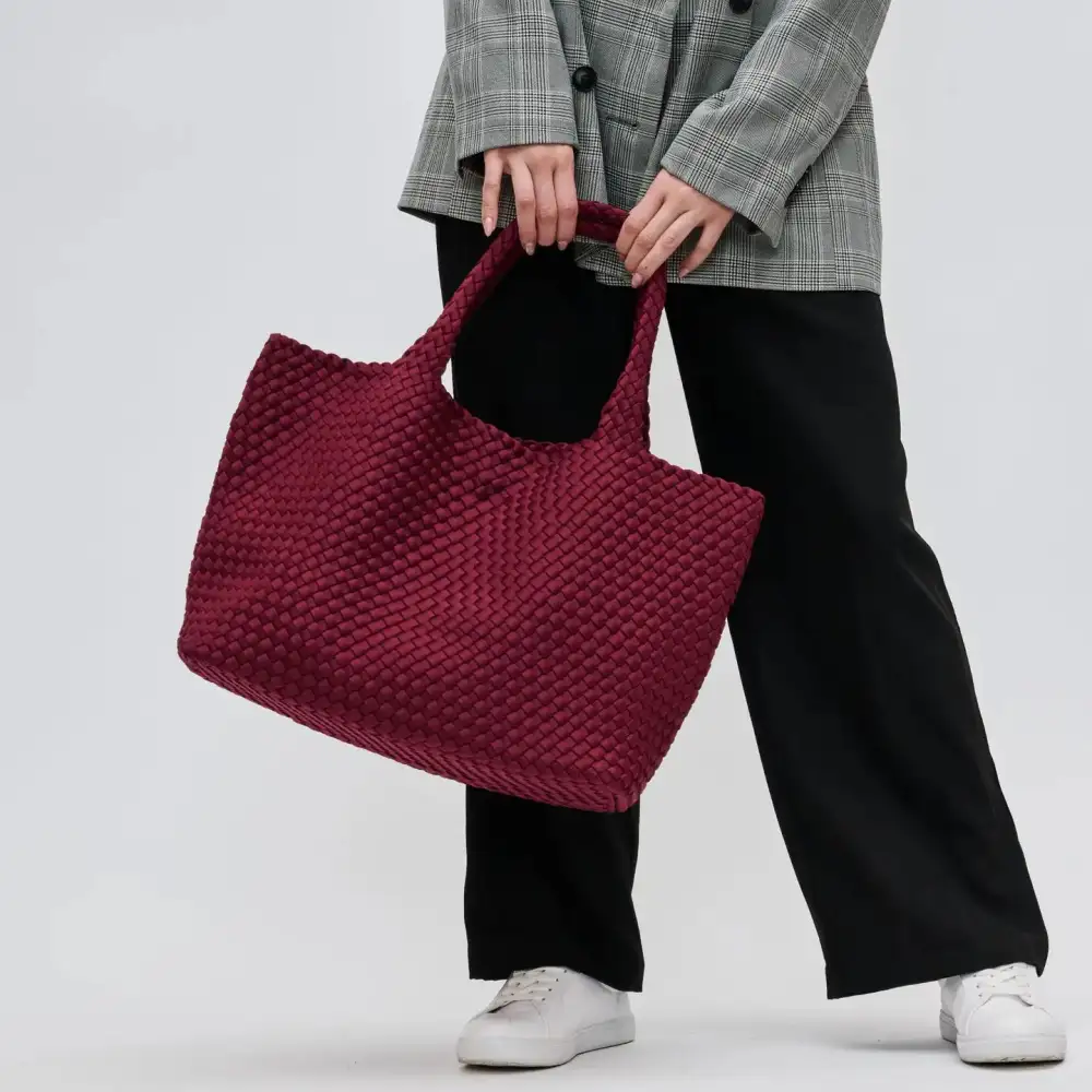 Woven Roomy Tote Bag
