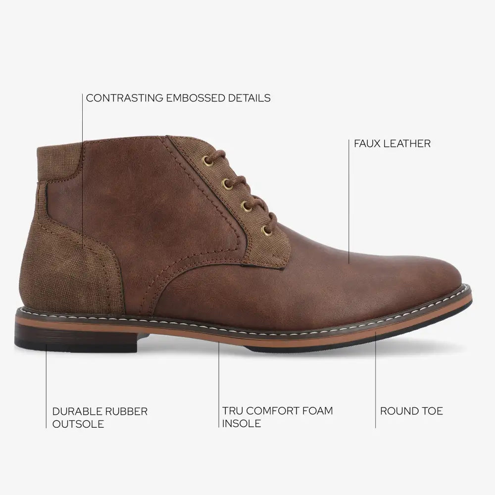 Splicing Plain Toe Work Boots